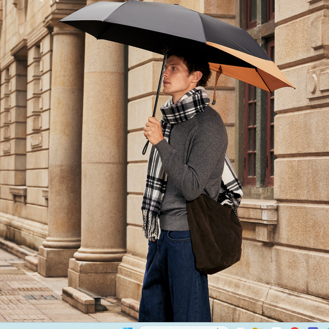 Aristocrat拡張バックパック傘 - 英国の優雅さはスマートな天気保護に出会う