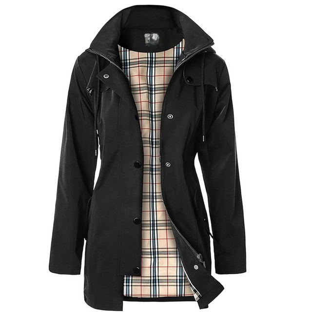 防水レインジャケット - 女性向けの超軽量級と通気性のある風防ぎコート