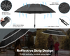  逆折りたたみ傘-Double天蓋防風旅行とビジネス傘