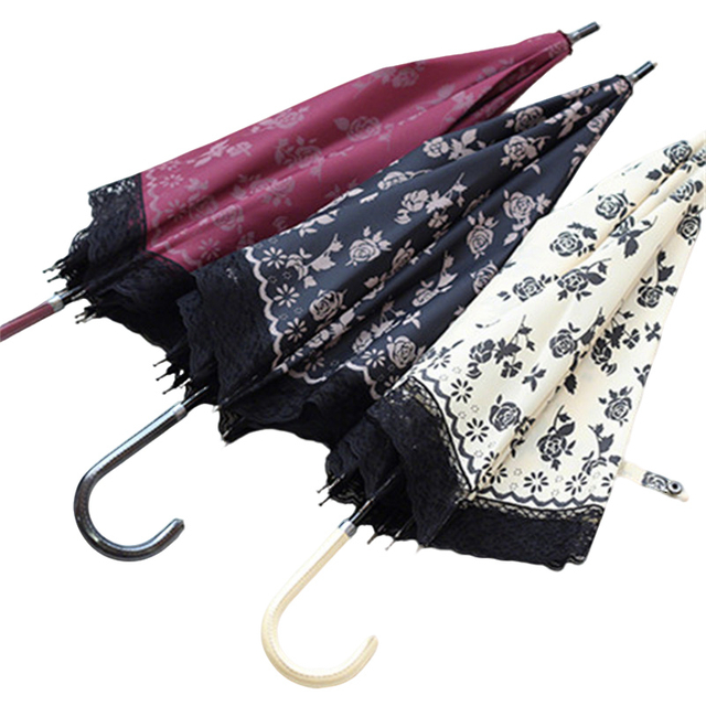 カスタムロング傘UVブロックUPF50+ 