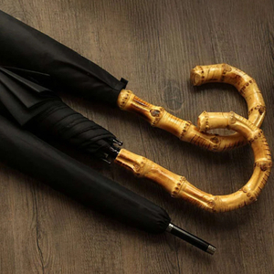 竹ハンドル傘のスーパーウォーターレペレントロング傘70cm