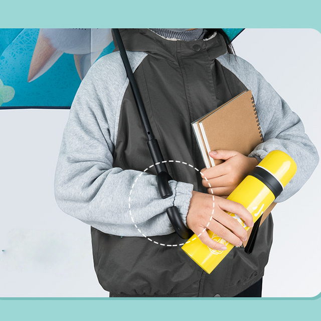 ハンズフリーキッズオールウェザーUV 50+&雨の保護のための傘下