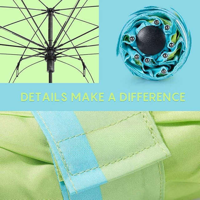  移動に使用される軽量の可逆的な折りたたみ傘の二重層風の防風 