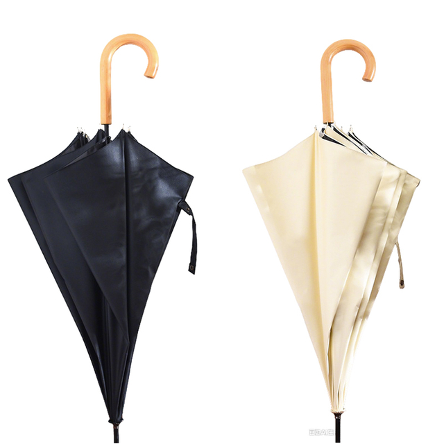 古典的な傘の木製ハンドルスティック傘